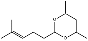 4,6-DIMETHYL-2-(4-METHYL-3-PENTENYL)-1,3-DIOXANE Struktur