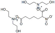 bis[bis(2-hydroxyethyl)ammonium] nitroheptanedioate Struktur