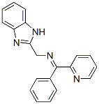 N-(Phenyl-2-pyridinylmethylene)-1H-benzimidazole-2-methanamine Struktur