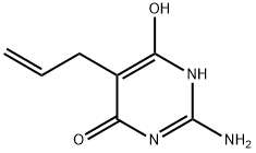 2-AMINO-6-HYDROXY-5-(2-PROPENYL)-4(1H)-PYRIMIDINONE Struktur