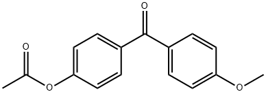 4-ACETOXY-4'-METHOXYBENZOPHENONE Struktur