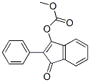 Methyl 1-oxo-2-phenyl-1H-inden-3-yl carbonate Struktur