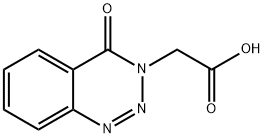 (4-OXO-1,2,3-BENZOTRIAZIN-3(4H)-YL)ACETIC ACID Struktur