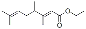 ethyl 3,4,7-trimethyl-2,6-octadienoate Struktur