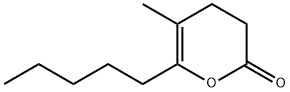 3,4-dihydro-5-methyl-6-pentyl-2H-pyran-2-one Struktur