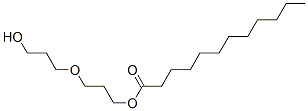 3-(3-hydroxypropoxy)propyl laurate Struktur