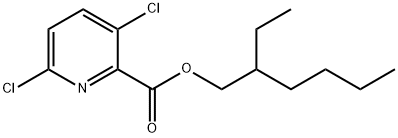 2-ethylhexyl 3,6-dichloropyridine-2-carboxylate Struktur