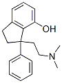 1-[2-(dimethylamino)ethyl]-1-phenylindan-7-ol Struktur