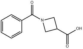 1-BENZOYL-AZETIDINE-3-CARBOXYLIC ACID Struktur