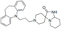 1'-[3-[[10,11-Dihydro-5H-dibenz[b,f]azepin]-5-yl]propyl]-1,5,6,7,8,8a-hexahydrospiro[imidazo[1,2-a]pyridine-3,4'-piperidin]-2-one Struktur