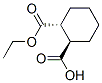 ethyl hydrogen trans-cyclohexane-1,2-dicarboxylate Struktur