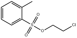 2-chloroethyl 2-methylbenzenesulphonate Struktur