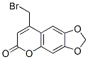 4-bromomethyl-6,7-methylenedioxycoumarin Struktur