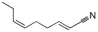 (2E,6Z)-nona-2,6-dienenitrile Struktur