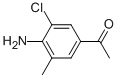 1-(4-Amino-3-chloro-5-methyl-phenyl)-ethanone Struktur