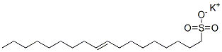 9-Octadecene-1-sulfonic acid, potassium salt Struktur