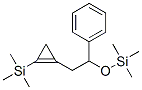 Silane, trimethyl[1-phenyl-2-[2-(trimethylsilyl)-1-cyclopropen-1-yl]et hoxy]- Struktur