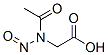 N-nitroso-N-acetylglycine Struktur