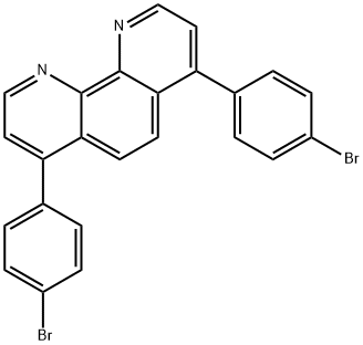 1,10-Phenanthroline, 4,7-bis(4-broMophenyl)- Struktur