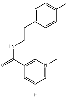 1-methyl-3-(N (4-iodophenylethyl)carbamoyl)pyridinium Struktur