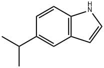 1H-Indole,5-(1-methylethyl)-(9CI) Struktur