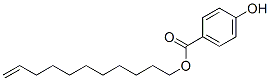 10-undecenyl 4-hydroxybenzoate  Struktur