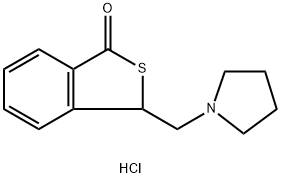 9-(pyrrolidin-1-ylmethyl)-8-thiabicyclo[4.3.0]nona-1,3,5-trien-7-one hydrochloride Struktur