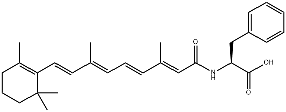 N-retinoylphenylalanine Struktur