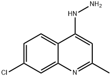 7-CHLORO-4-HYDRAZINO-2-METHYLQUINOLINE Struktur