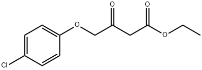 4-(4-CHLOROPHENOXY)-3-OXO-BUTANOIC ACID ETHYL ESTER Struktur