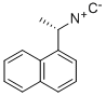 (S)-(-)-ALPHA-(1-NAPHTHYL)-ETHYLISOCYANIDE Struktur