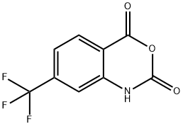 7-(trifluoroMethyl)-2,4-dihydro-1H-3,1-benzoxazine-2,4-dione Struktur