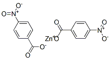 Bis(4-nitrobenzoic acid)zinc salt Struktur