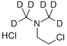 2-CHLORO-N,N-DIMETHYL-D6-ETHYLAMINE HCL Struktur