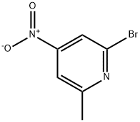 2-Bromo-6-methyl-4-nitropyridine ,97% Struktur