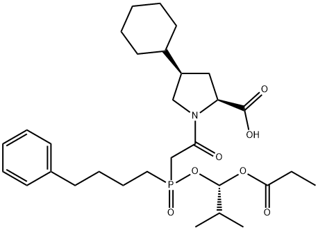 Fosinopril Struktur