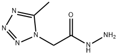 1H-Tetrazole-1-acetic  acid,  5-methyl-,  hydrazide Struktur