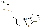 1H-benzimidazolepentylamine monohydrochloride Struktur