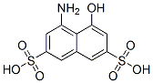 2,7-Naphthalenedisulfonic acid, 4-amino-5-hydroxy-, coupled with diazotized 3,3'-dichloro[1,1'-biphenyl]-4,4'-diamine and 5,5'-oxybis[1,3-benzenediol], sodium salts Struktur