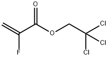 2,2,2-TRICHLOROETHYL-2-FLUOROACRYLATE Struktur