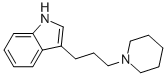 3-[3-(1-PIPERIDINYL)PROPYL]INDOLE Struktur