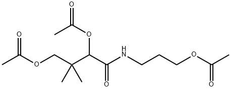 PANTHENYL TRIACETATE Struktur