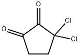 1,2-Cyclopentanedione,  3,3-dichloro- Struktur