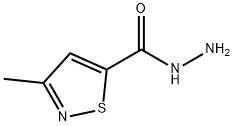 5-Isothiazolecarboxylic  acid,  3-methyl-,  hydrazide Struktur