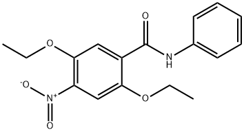 2,5-Diethoxy-4-Nitro-Benzanilide Struktur