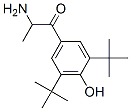 1-Propanone,  2-amino-1-[3,5-bis(1,1-dimethylethyl)-4-hydroxyphenyl]- Struktur