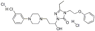 Hydroxy Nefazodone Dihydrochloride Struktur