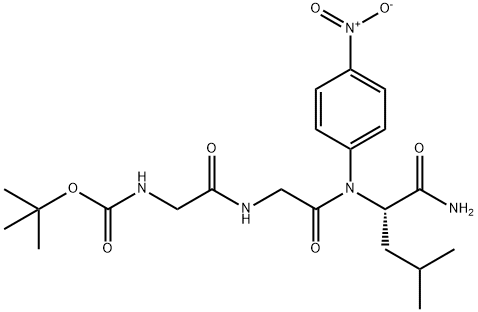 BOC-GLY-GLY-LEU-PNA Struktur