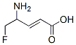 4-amino-5-fluoropent-2-enoic acid Struktur