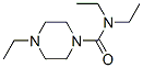 1-Diethylcarbamyl-4-ethylpiperazine Struktur